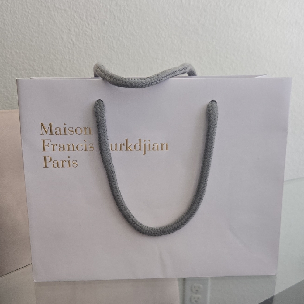Maison Francis Kurkdjian White and Gray Bag